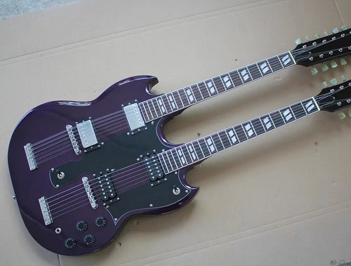 Custom purple double neck - custom,