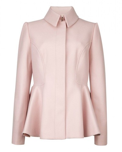 Ted baker peplum pink wool - ted,
