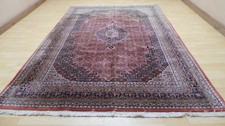 Large Persain Design Carpet Rug Hand Made Wool Living Room 9ft 11" x 6ft 10"