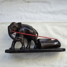 Hand Carved Wooden Elephant