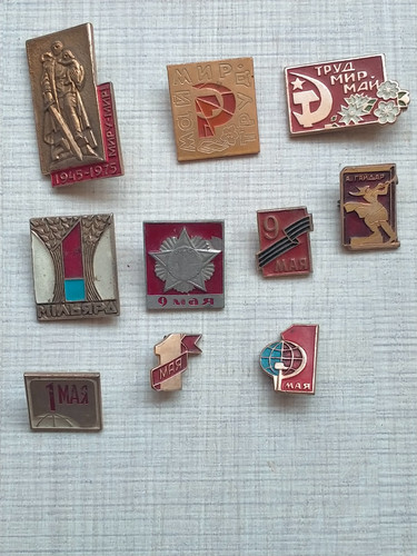 10pc vintage soviet ussr - vintage,