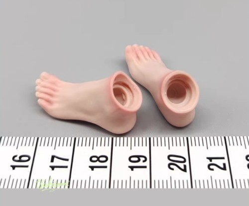 1pair female soldier - 1pair, feet