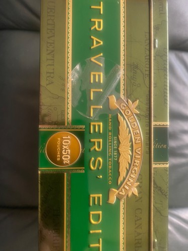 Golden virginia tobacco tin - tobacco,