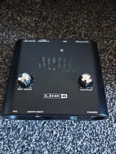 Line toneport ux1 usb audio - line,