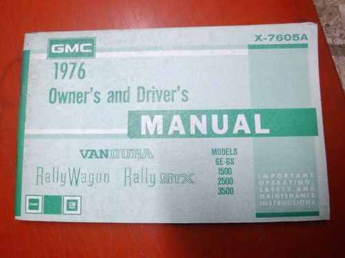 1976 gmc vandura rally - vandura,