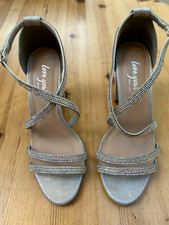 New Look Diamante Heeled Sandals Size 6