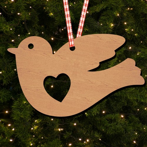 Simple bird dove heart - simple,