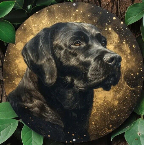 Labrador black dog lover - dog,