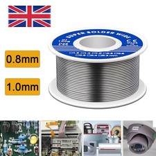 60/40 Tin Lead Rosin Flux Core Solder Wire Electrical Soldering 0.8/1.0mm 100g