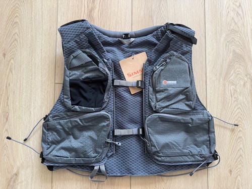 Simms flyweight vest smoke - flyweight, new