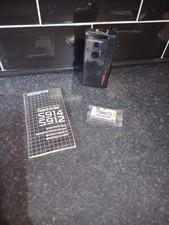 Olympus S912 MicroCassette Pearlcorder Voice Recorder Dictaphone & Tape. Black.