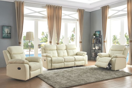 Cream leather seater 2 - or,