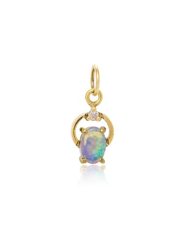 Vintage 14k gold opal - vintage,