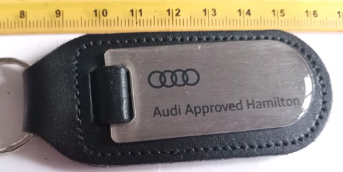 Vintage old keyring leather - old,
