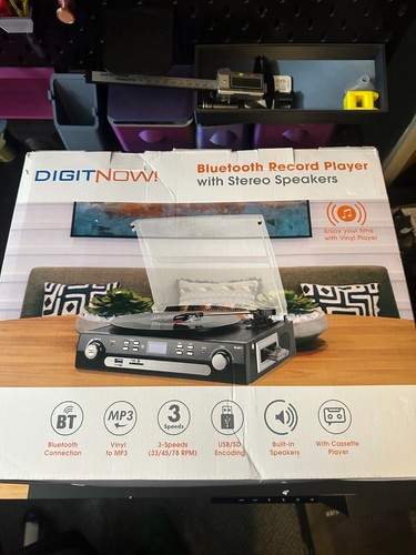 Vinyl record player - record, with