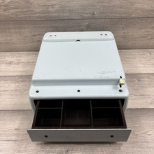 Vintage Bakelite GROSS Cash Register Till Duck Egg Blue Retro Centre Piece Prop