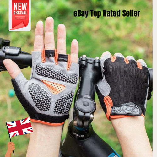Half finger cycling gloves - finger,