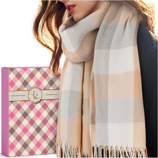 Christmas Gifts for Women Ladies Scarf: Cashmere Scarf for Women UK Scarves