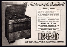 1937 RGD Radio Gramophones