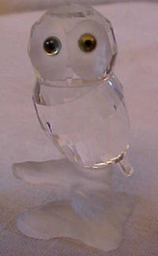 Swarovski crystal owl in - crystal,