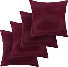 Pack of 4 Stripe Velvet
