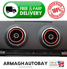 Red Alloy 4Pc Air Vent Aircon