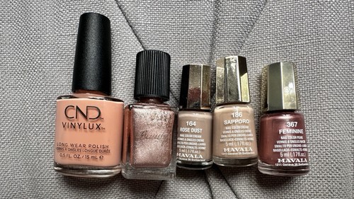 Set nude pastel nail - nude,