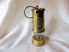 BRITISH COAL MINING CO. ABERAMAN COLLIERY BRASS MINERS LAMP WALES