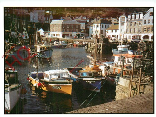 Picture postcard mevagissey - picture, postcard-:mevagissey
