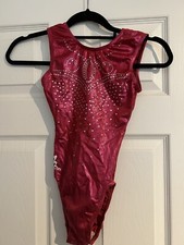 Milano Girls Gymnastics Leotard.  Size 32" Age 11-13 Excellent Condition