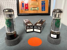 Pair of Electro-Harmonix EL-34