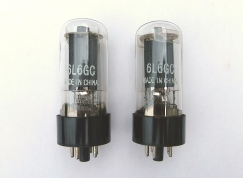 6l6 valves matched - pair, for