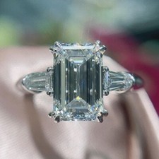 Tcw emerald moissanite - 5,
