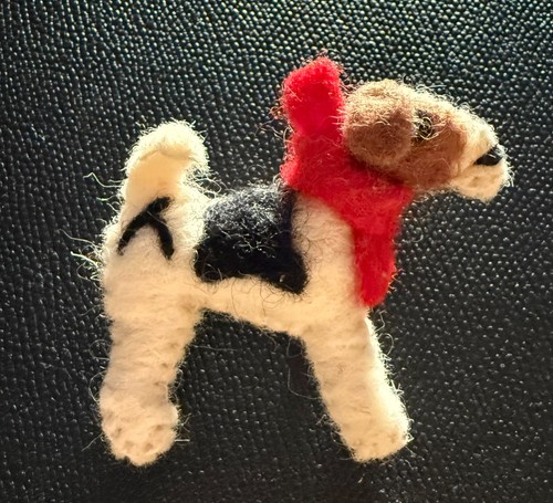 Handmade felt craft fox - felt,