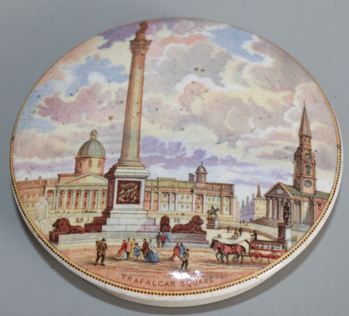 Antique prattware pot - antique,