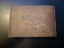 Vintage Wood Cigar Box El