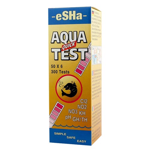 Esha aqua quick test strips - esha,