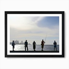 Fly Fishing Art Print Framed Wall Art Poster Canvas Print Picture