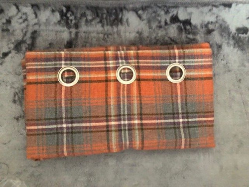 Next orange grey woven check - next,