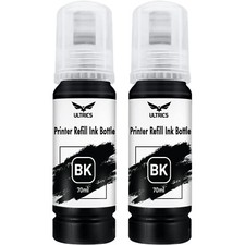 2 x Printer Refill Black Bulk