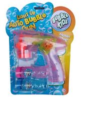 Light Up Friction Bubble Gun