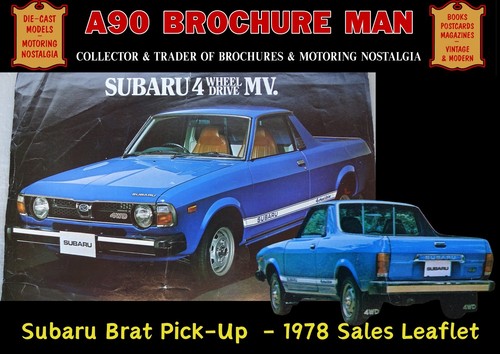 Vintage 1978 subaru brat mv - vintage,