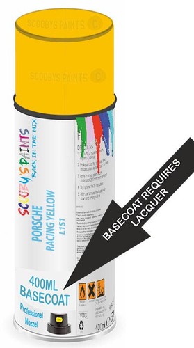 Basecoat aerosol for porsche - basecoat,