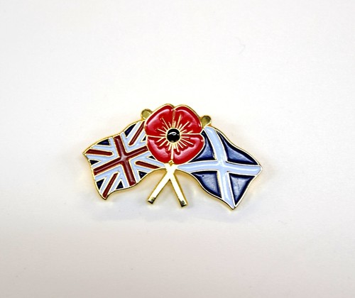 Scotland union jack flag pin - +,