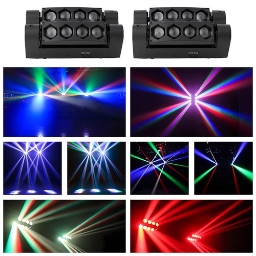 Moving head led spider laser - head, 8