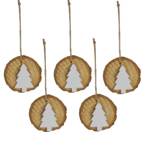 Christmas wooden log - 5,