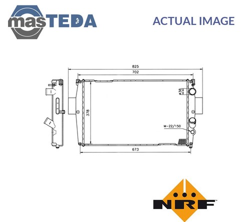 51538 engine cooling radiator - 51538,