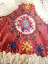Vintage Suzani Waistcoat silk