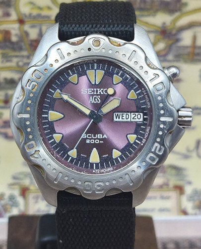 Seiko mens kinetic watch - seiko,