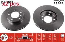 X2 PCS FRONT BRAKE DISC ROTOS